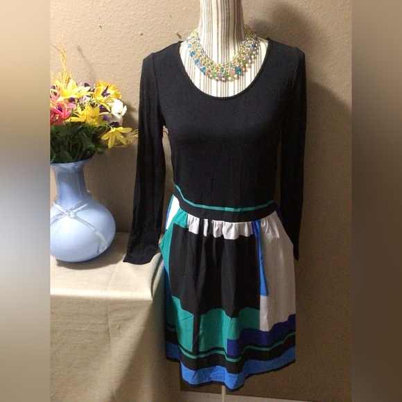 Ice Dresses & Skirts - GEOMETRIC COLORFUL DRESS